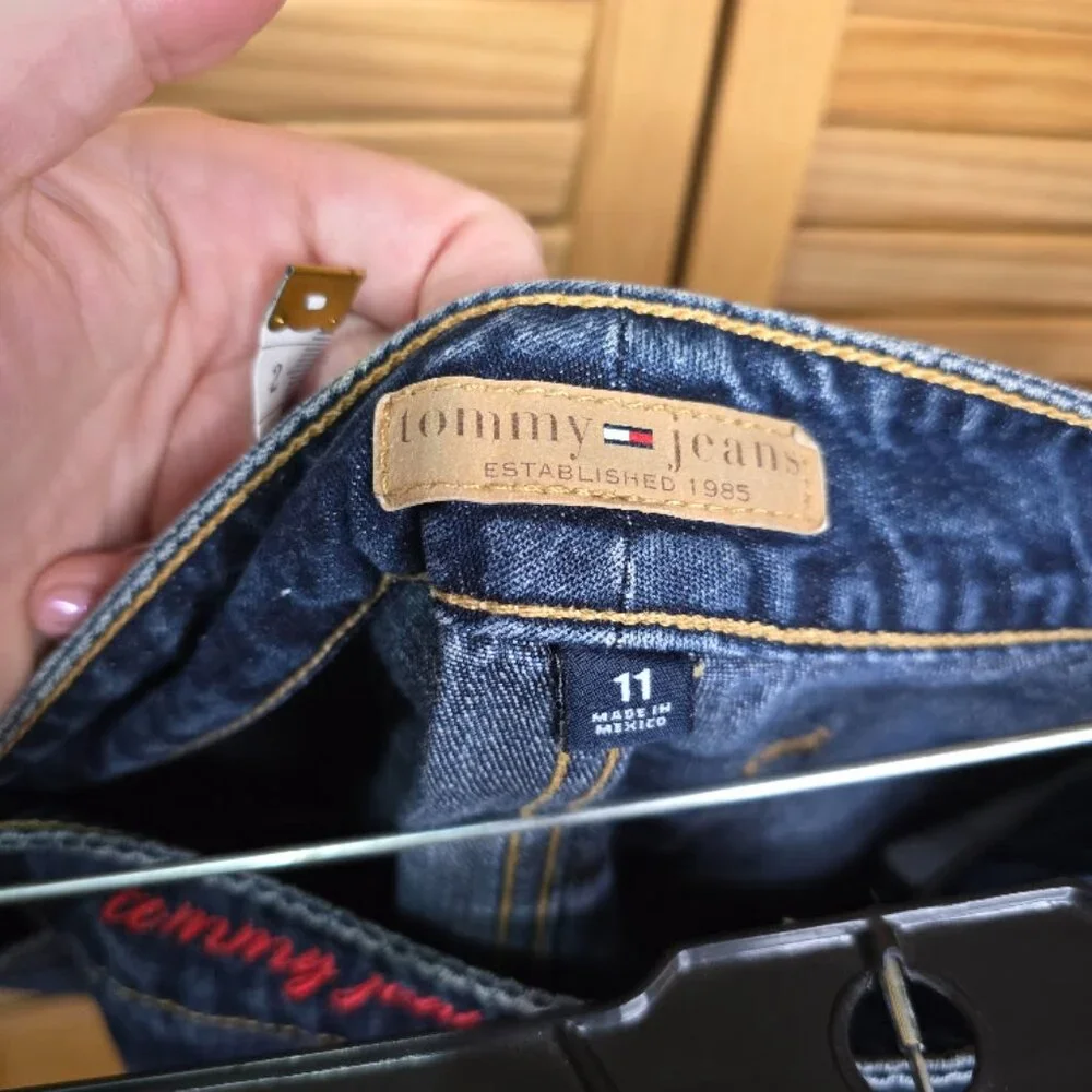 Tommy Jean's Y2K Mini Dark Denim Skirt, Size 11